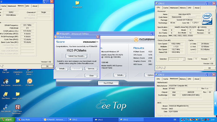 pcm05 Asus Eee Top   Touch screen desktop