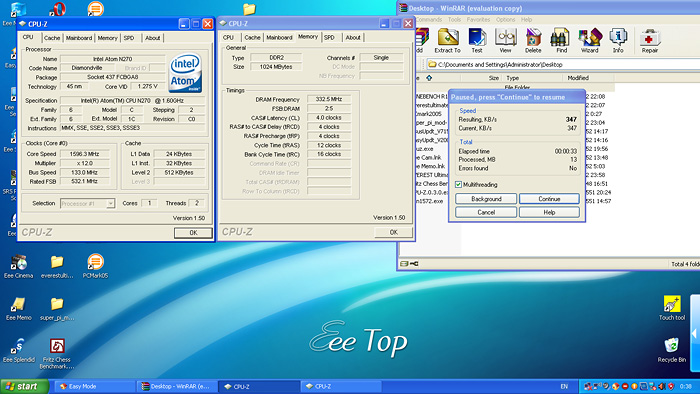 wrar Asus Eee Top   Touch screen desktop