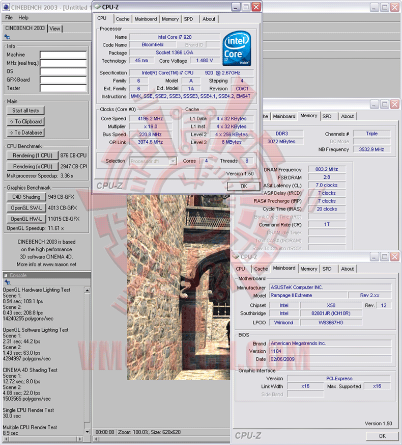 c03 221 ASUS RAMPAGE II EXTREME แรงสะท้านยุทธจักรOC