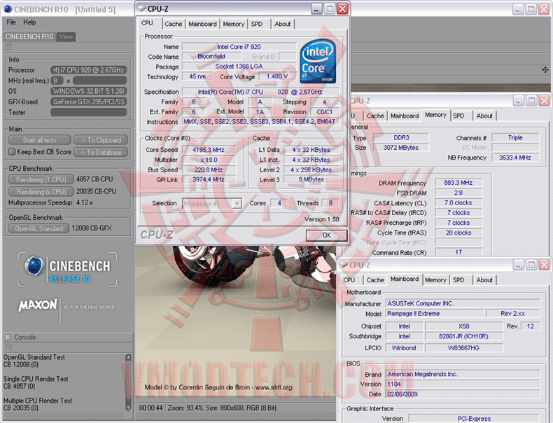 c10 221 ASUS RAMPAGE II EXTREME แรงสะท้านยุทธจักรOC