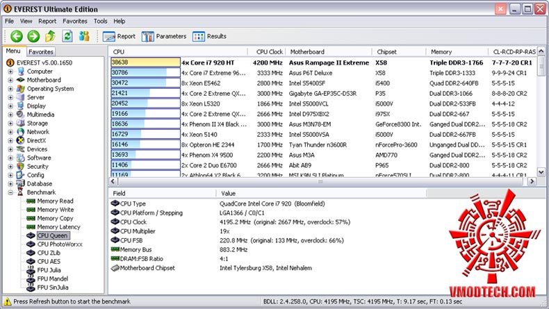 ev05 221 ASUS RAMPAGE II EXTREME แรงสะท้านยุทธจักรOC