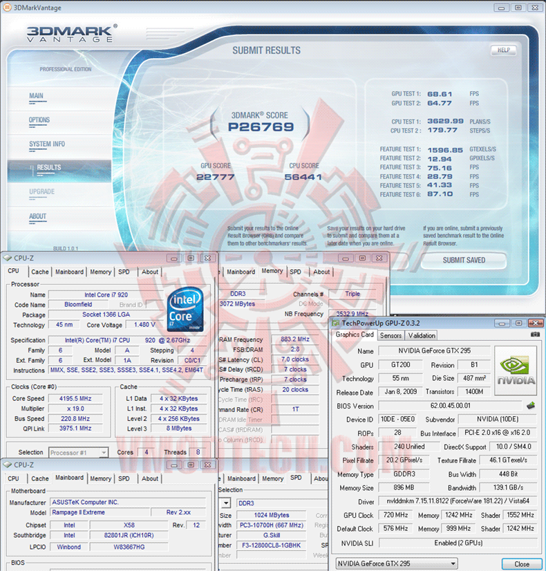 van 221p ASUS RAMPAGE II EXTREME แรงสะท้านยุทธจักรOC