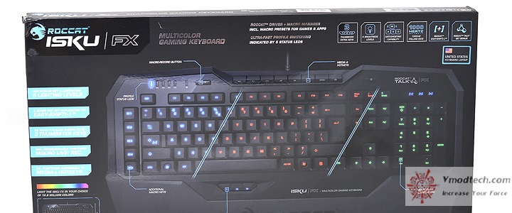 ROCCAT ISKU FX Multicolor Gaming Keyboard ROCCAT ISKU FX Multicolor Gaming Keyboard