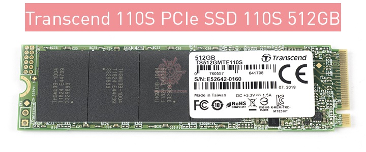 Transcend TS512GMTE110S PCIe SSD 110S 512GB Review