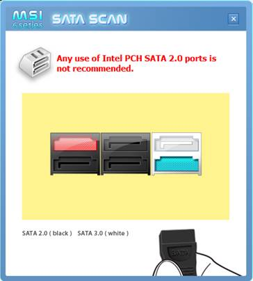 3 3 โปรแกรม MSI 6 Series SATA SCAN คลายกังวลแก่ผู้ใช้เมนบอร์ด MSI 6 Series