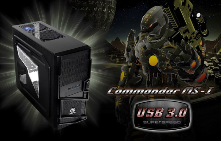 Thermaltake Launches New Entry Level e-Sport Gaming Chassis： The Commander MS-I