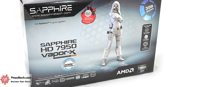 1 SAPPHIRE HD 7950 3GB GDDR5 OC with Boost VAPOR X