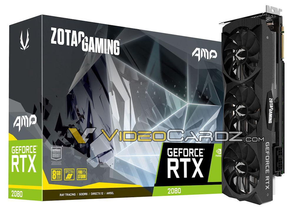 zotac geforce rtx 2080 amp 1 1000x750 หลุดให้ชมชัดๆ ZOTAC GeForce RTX 2080 Ti และ RTX 2080 AMP Series  