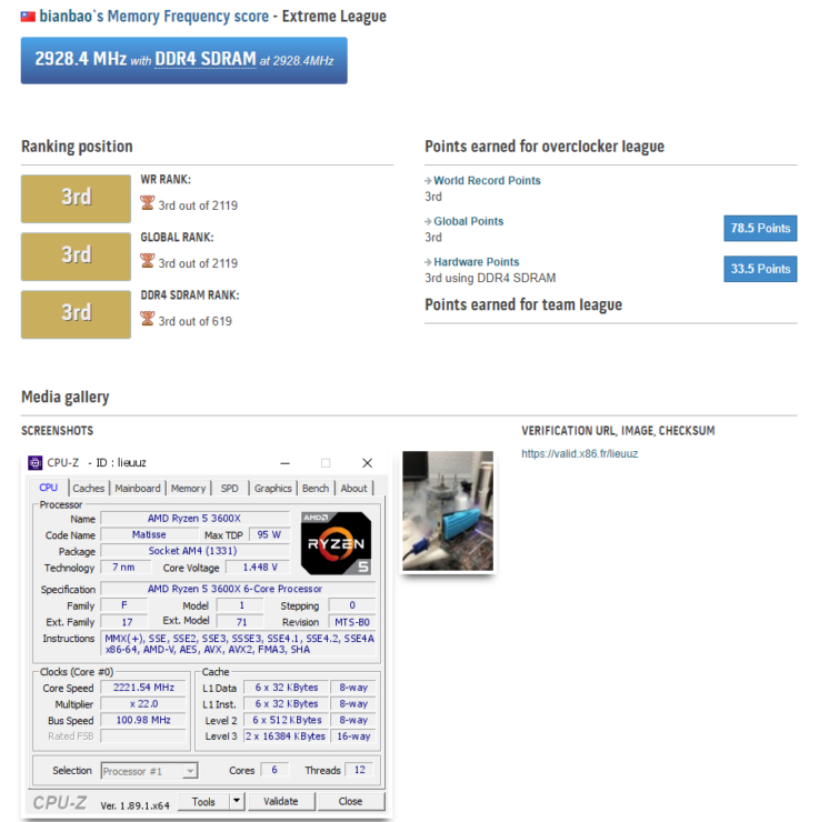 asus-rog-crosshair-viii-impact-motherboard-highest-memory-frequency-record-737x740 asus rog crosshair viii impact motherboard highest memory frequency record 737x740 ASUS Crosshair VIII Impact ทุบสถิติโอเวอร์คล๊อกแรมทะลุบัส 5856 MHz !!!