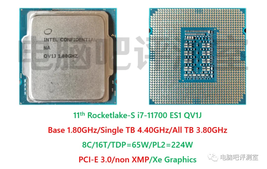 intel-core-i7-11700-es1-picture intel core i7 11700 es1 picture หลุดข้อมูลซีพียู Intel Core i7 11700K และ i9 11900 (ES2) รหัส Rocket Lake รุ่นใหม่ล่าสุดพร้อมเมนบอร์ด B560 รุ่นใหม่ที่จะสามารถโอเวอร์คล๊อกแรมได้อีกด้วย