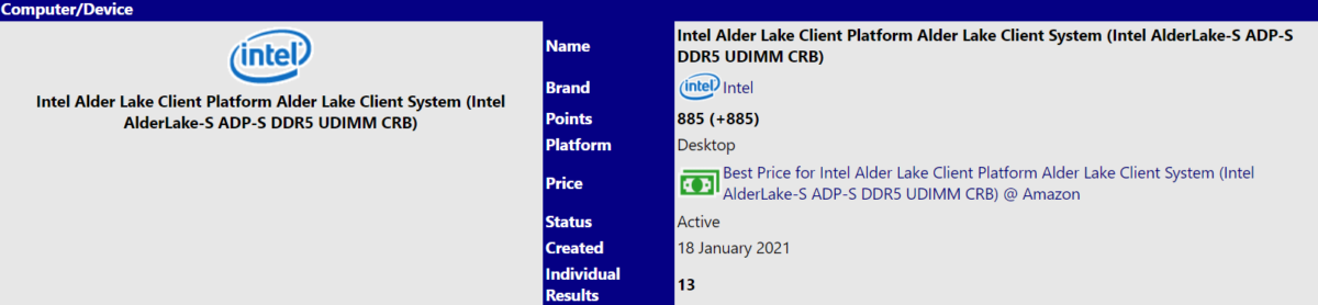 intel alder lake s 16 core 4 ghz 1200x278 หลุดข้อมูลซีพียู Intel Alder Lake S สถาปัตย์ 10nm SuperFin จำนวนคอร์ 16C/24T ความเร็ว 4GHz รองรับแรม DDR5 4800Mhz  