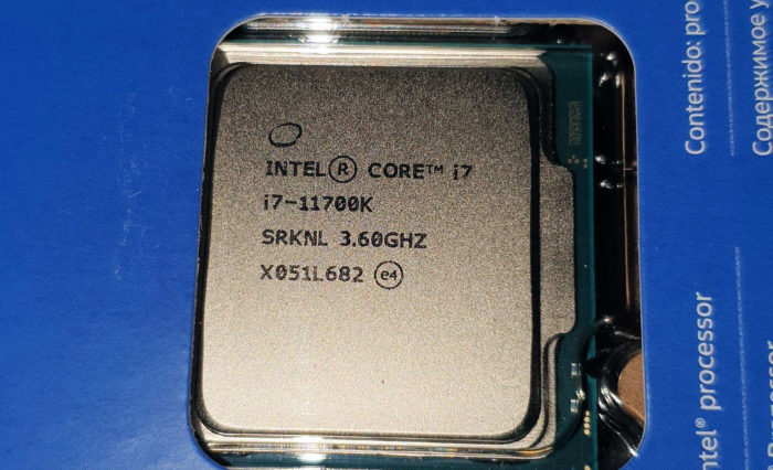 intel core i7 11700k cpu 700x426 ซีพียู Intel Core i7 11700K รหัส “Rocket Lake S” ถึงมือลูกค้าแล้วก่อนเปิดตัว พร้อมหลุดผลทดสอบอย่างไม่เป็นทางการ 