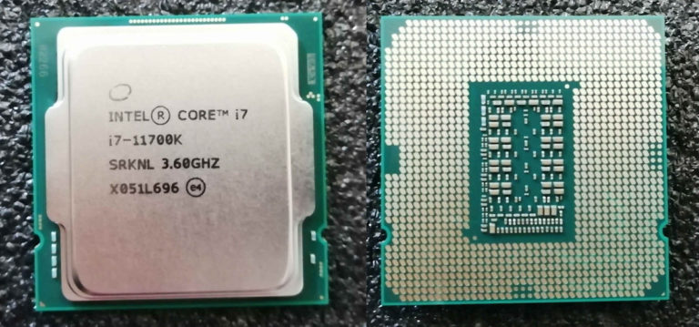 intel core i7 11700k retail 768x359 ซีพียู Intel Core i7 11700K รหัส “Rocket Lake S” ถึงมือลูกค้าแล้วก่อนเปิดตัว พร้อมหลุดผลทดสอบอย่างไม่เป็นทางการ 