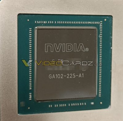 nvidia ga102 225 gpu 1 400x392 หลุดภาพและผลทดสอบ NVIDIA GeForce RTX 3080 Ti รุ่นใหม่ล่าสุดในการเทส ETH Mining 