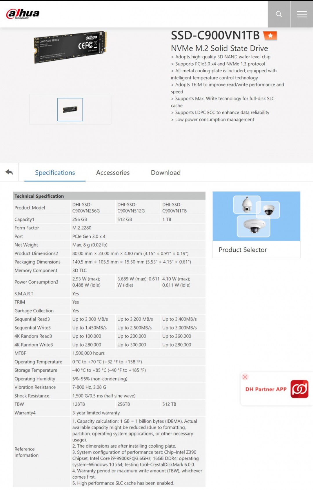  Dahua C900VN1TB NVMe M.2 2280 SSD 1TB Review