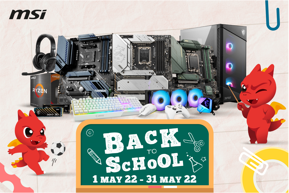 MSI โปรโมชั่นดีรับเปิดเทอม Back To School