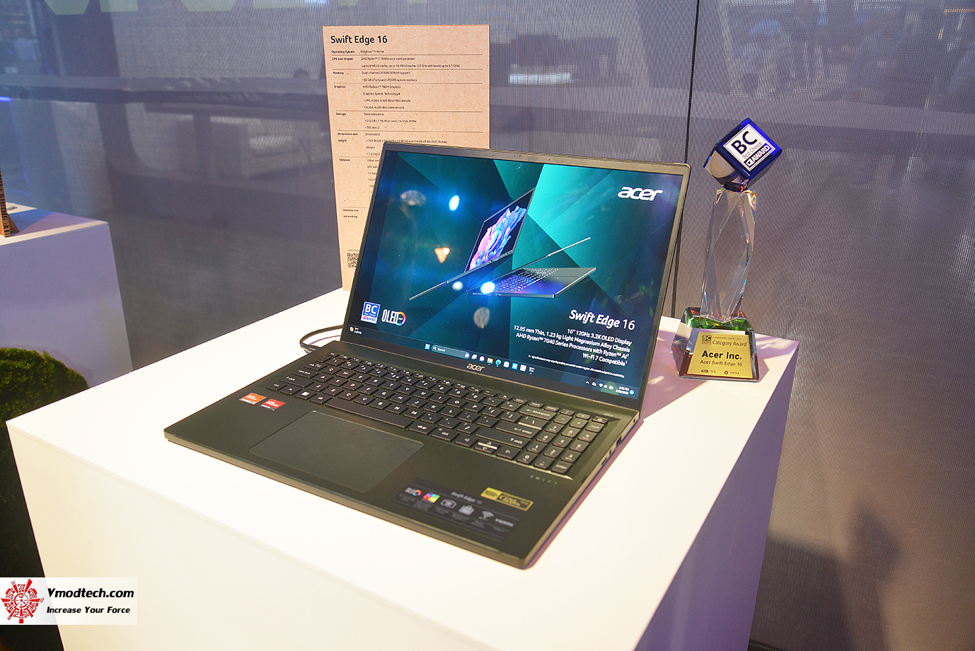 dsc 9504 Acer@Computex2023 เยี่ยมชมบูธเอเซอร์กับผลิตภัณฑ์แล็ปท็อป อุปกรณ์พีซีคอมโพเน้นท์มากมายรุ่นใหม่ล่าสุดตอบโจทย์สายเกมมิ่งและรักษ์โลก