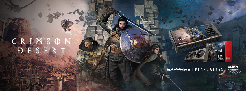 SAPPHIRE เปิดตัว NITRO+ AMD Radeon™ RX 9070 XT Crimson Desert Edition รุ่นลิมิเต็ด เอาใจแฟนเกม Crimson Desert
