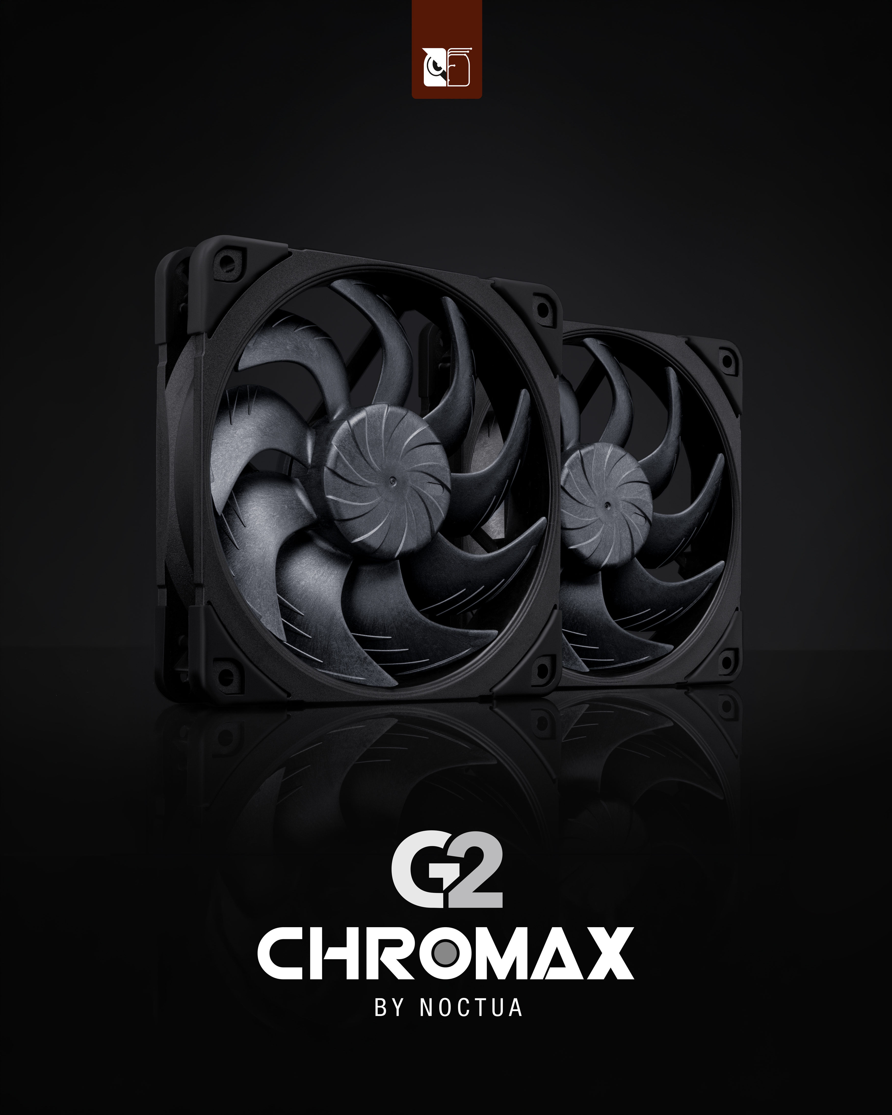 Noctua เปิดตัว NF-A12x25 G2 chromax.black พัดลมดำล้วนสุดเงียบรุ่นใหม่
