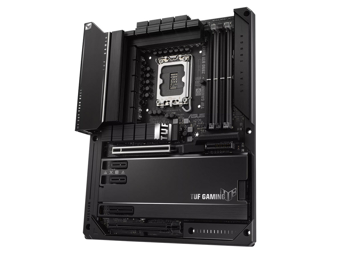 ASUS TUF Z890-BTF WIFI7 มาแล้ว รองรับ BTF GPU และ PCIe 5.0