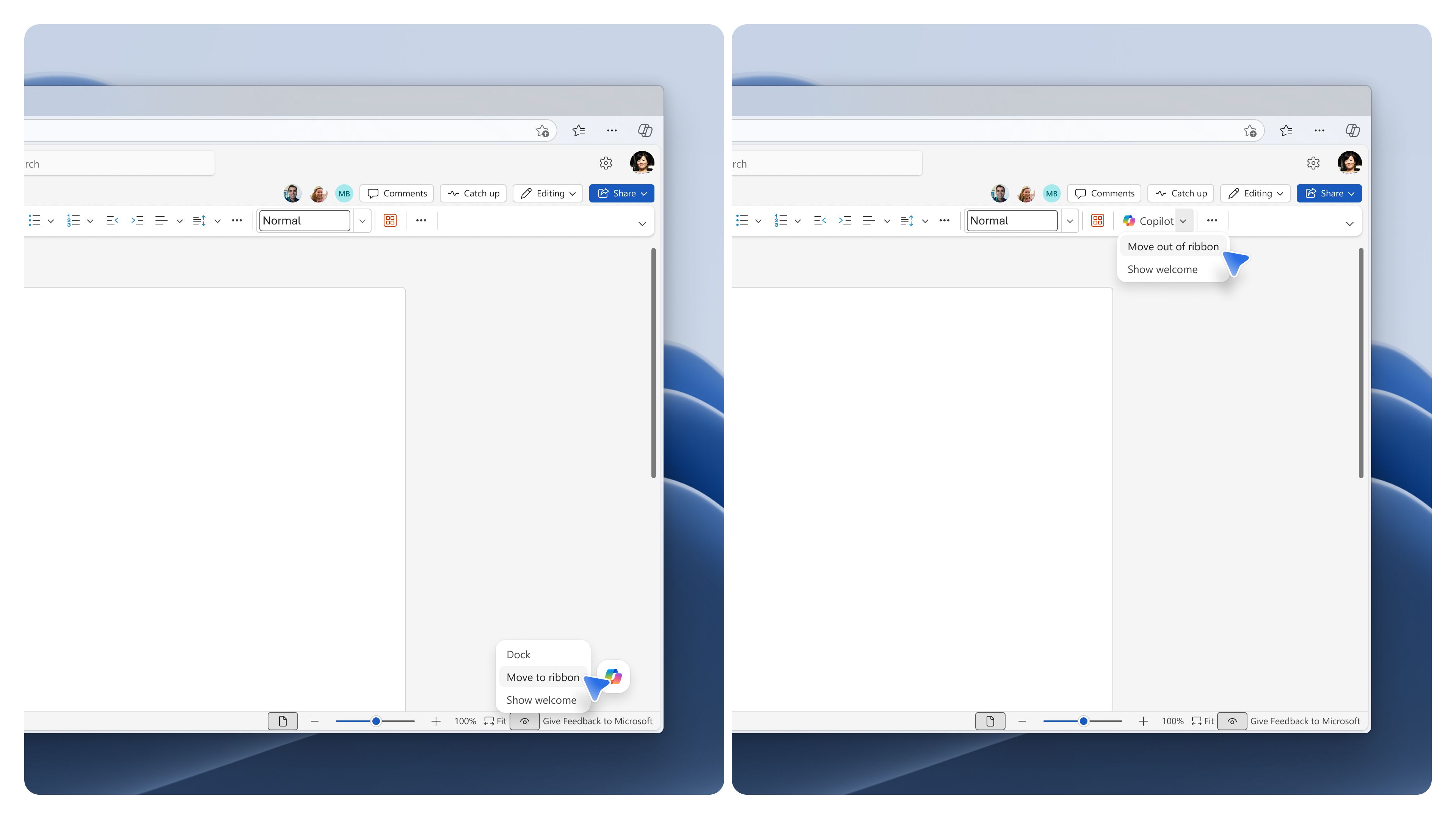 Microsoft ยอมถอย! เตรียมย้ายปุ่ม Copilot พ้นจอ Word และ Excel