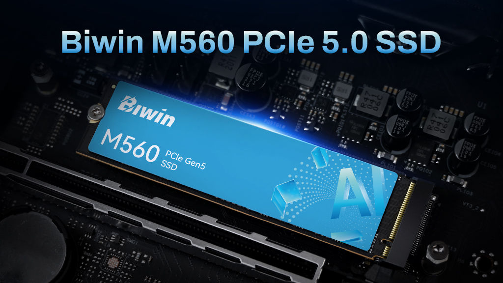 Biwin เปิดตัว M560 PCIe 5.0 SSD ยกระดับการจัดเก็บข้อมูลยุค AI ด้วยสมดุลแห่งความเร็ว ประสิทธิภาพ และการใช้งานจริง