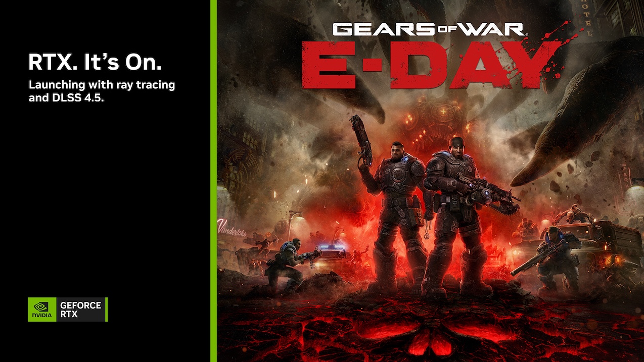 NVIDIA จับมือ The Coalition ยกระดับ Gears of War: E-Day ! DLSS 4.5 พร้อมวันแรก RTX แรงเต็มพลัง