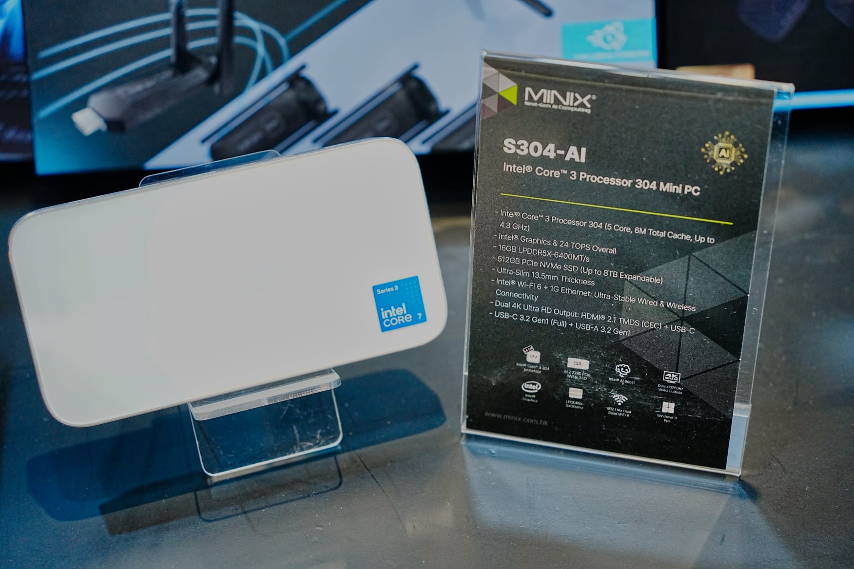 MINIX สร้างความโดดเด่นบนเวที Hong Kong Electronics Fair เปิดตัวไลน์อัป AI Mini Workstation รุ่นใหม่ พร้อม S304-AI มินิพีซีดีไซน์บางเฉียบ