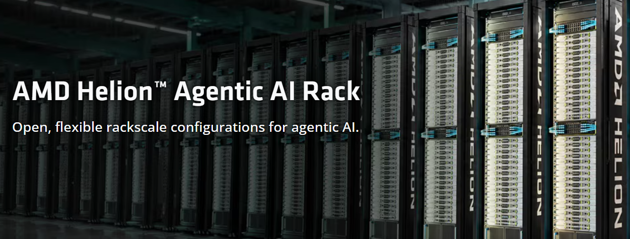AMD เปิดตัว Helion โซลูชันประมวลผล Agentic AI ระดับแร็ค